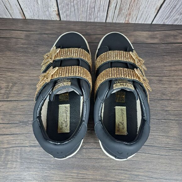 Vintage Havana The Iconic Limited Edition Sparkle Star Pure Black Women's Sz 8 - Picture 6 of 10